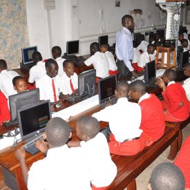 Students in During ICT Lesseion